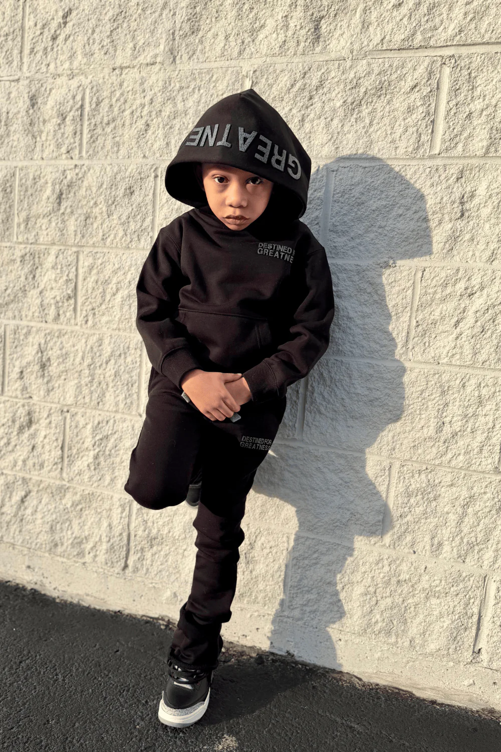 Kids Destined For Greatness Stacked Sweatpants (2026 Edition) - Image 3