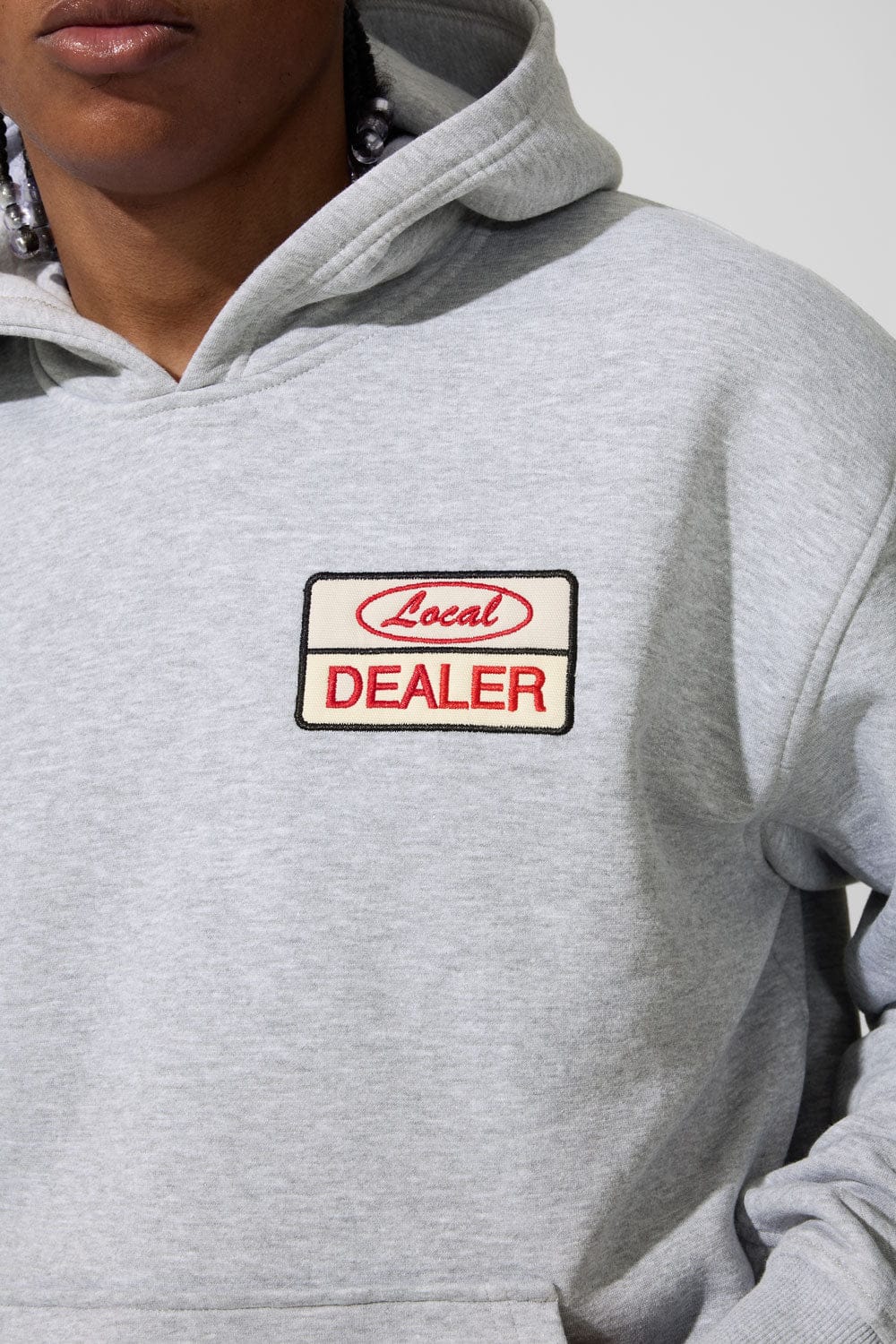 Local Dealer Pullover Hoodie (Heather Grey) - Image 3