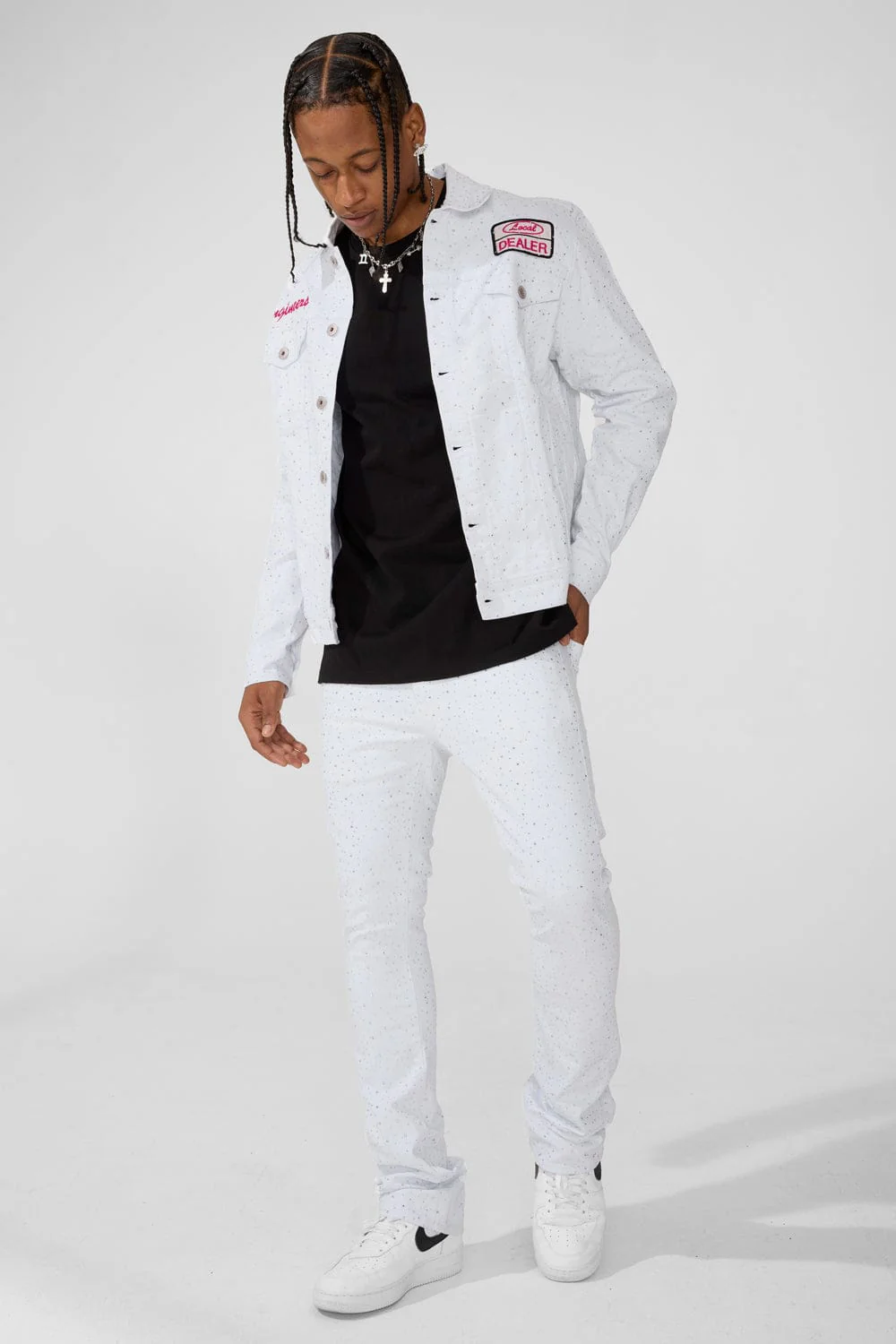 Local Dealer Trucker Jacket (White) - Image 5